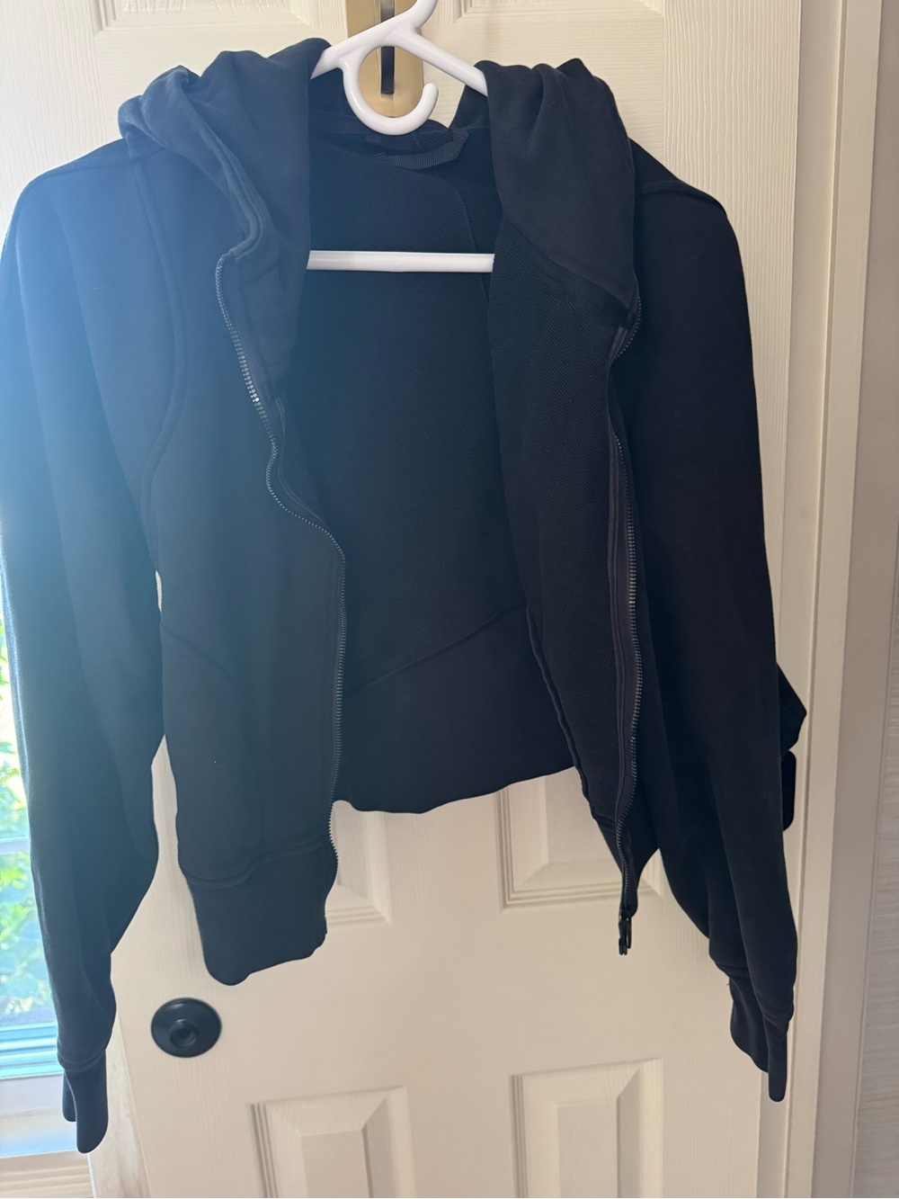 lululemon athletica Scuba Black Full-Zip Hooded Sweatshirt